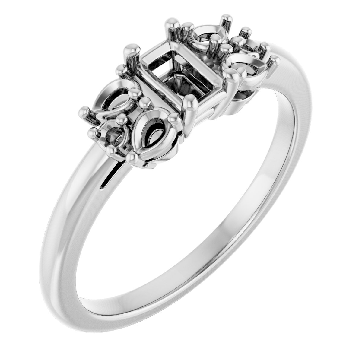 Accented Engagement Ring