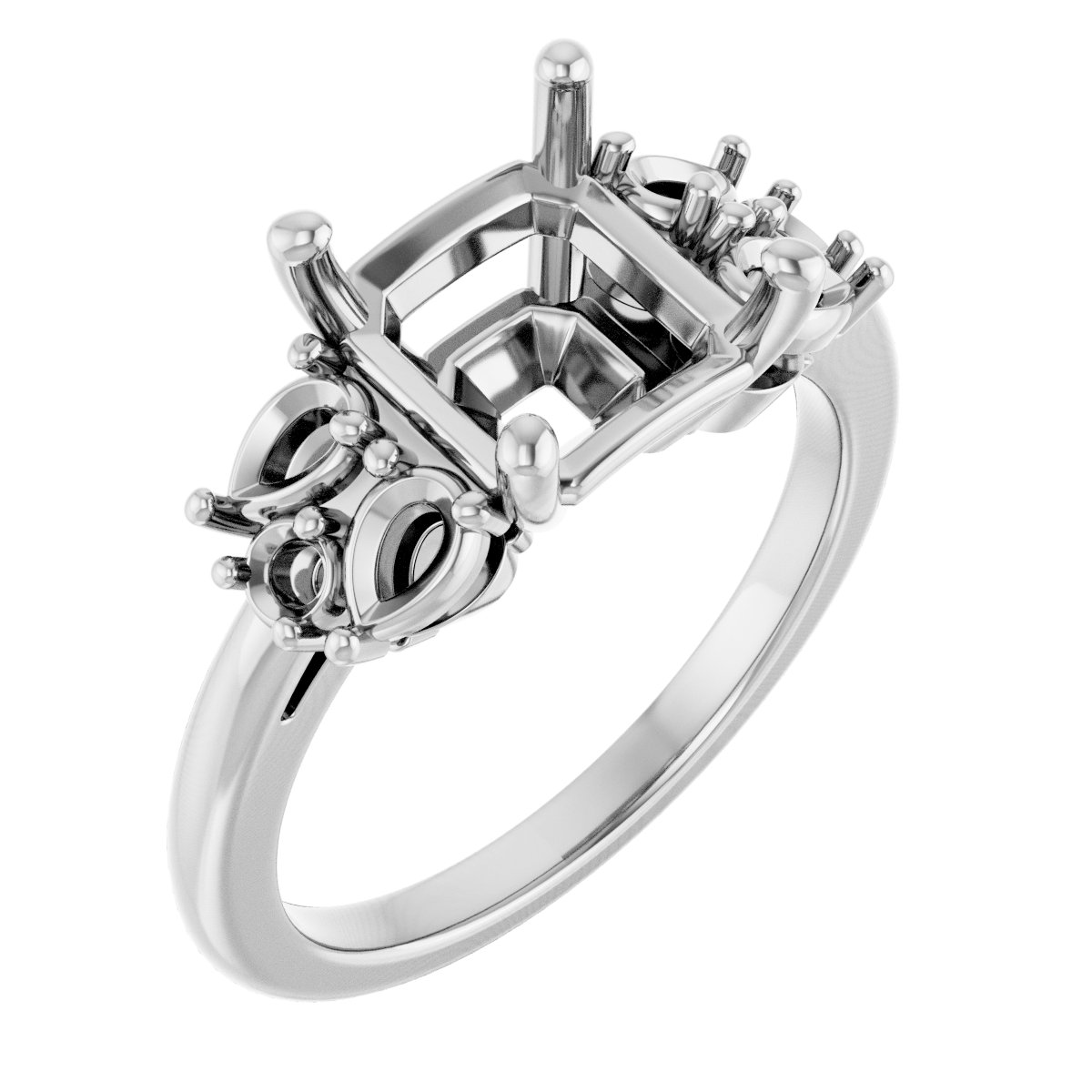 Accented Engagement Ring