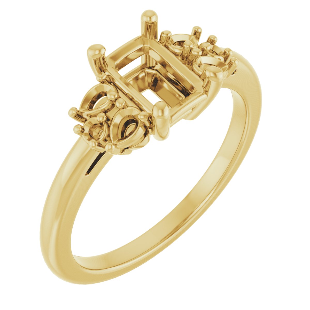 Accented Engagement Ring