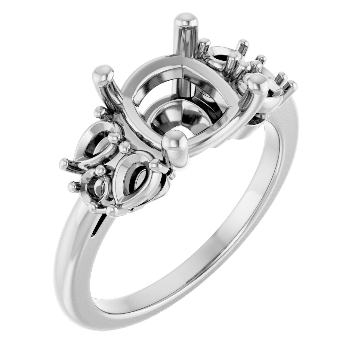 Accented Engagement Ring