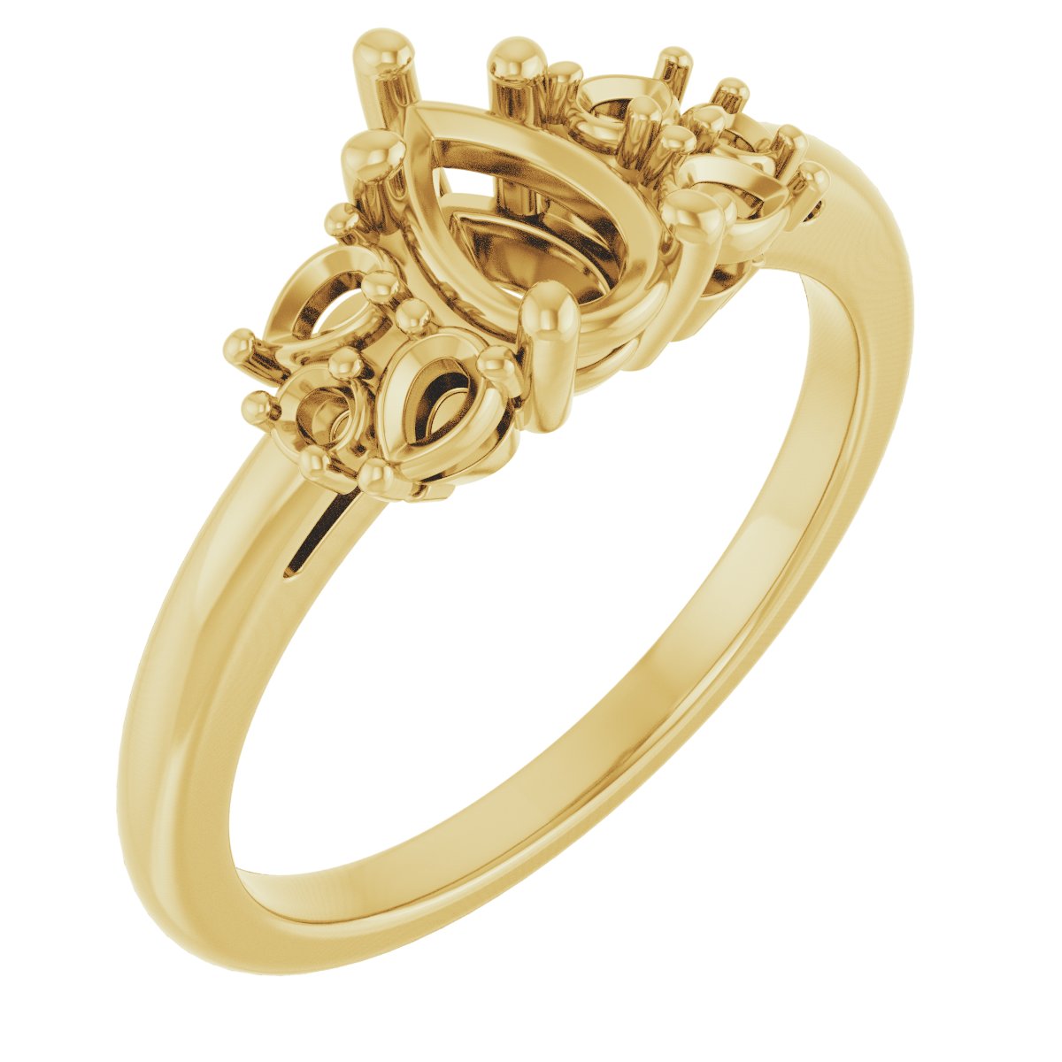 Accented Engagement Ring