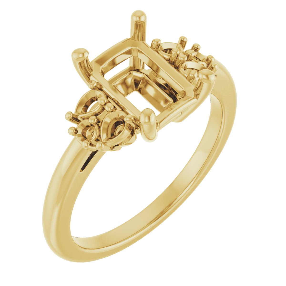 Accented Engagement Ring