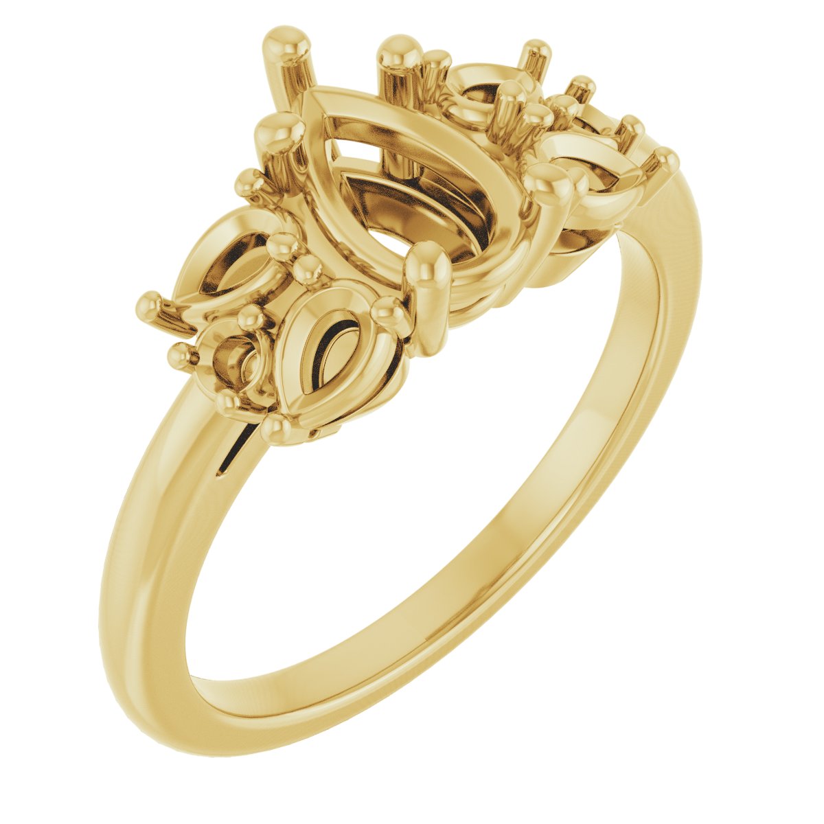 Accented Engagement Ring