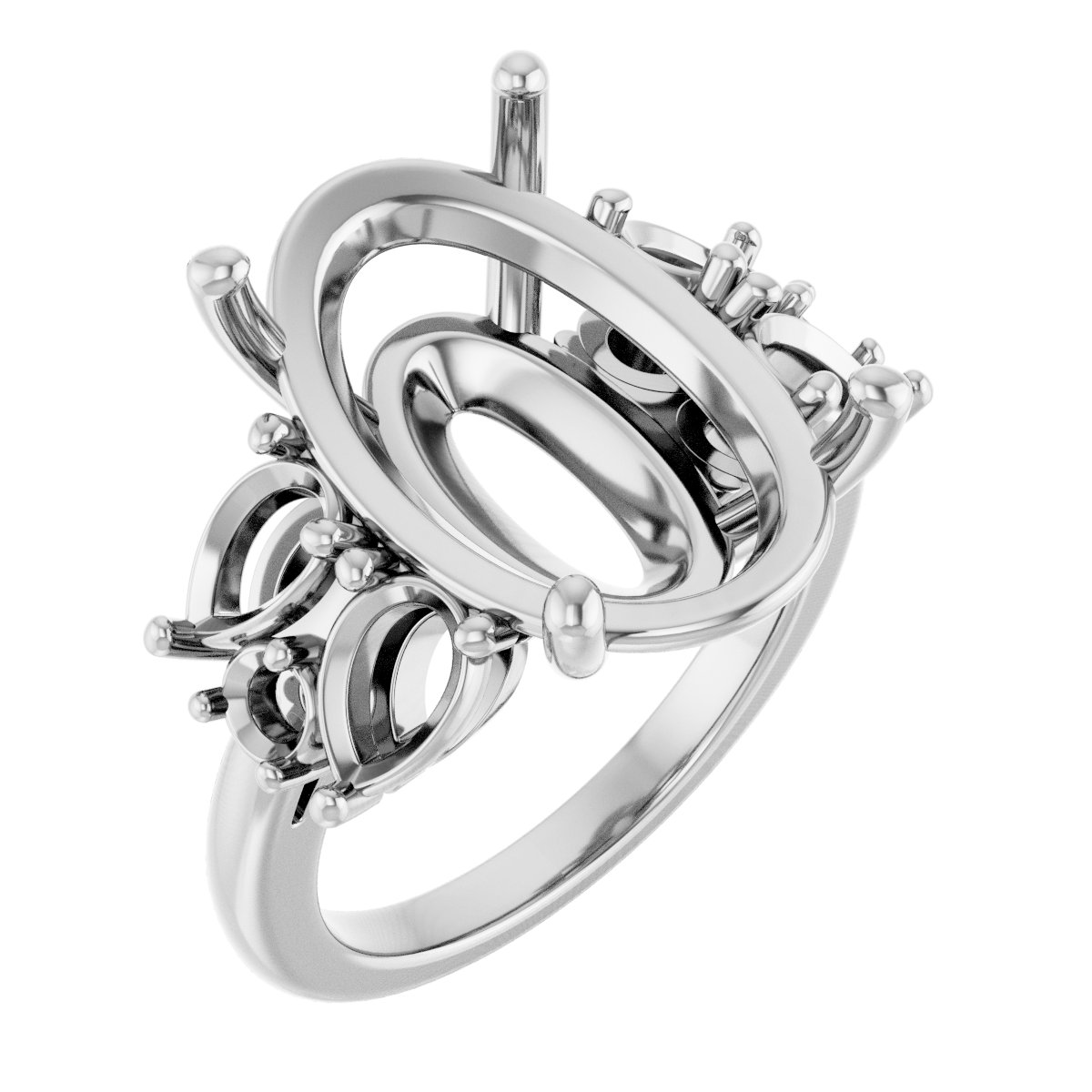 Accented Engagement Ring