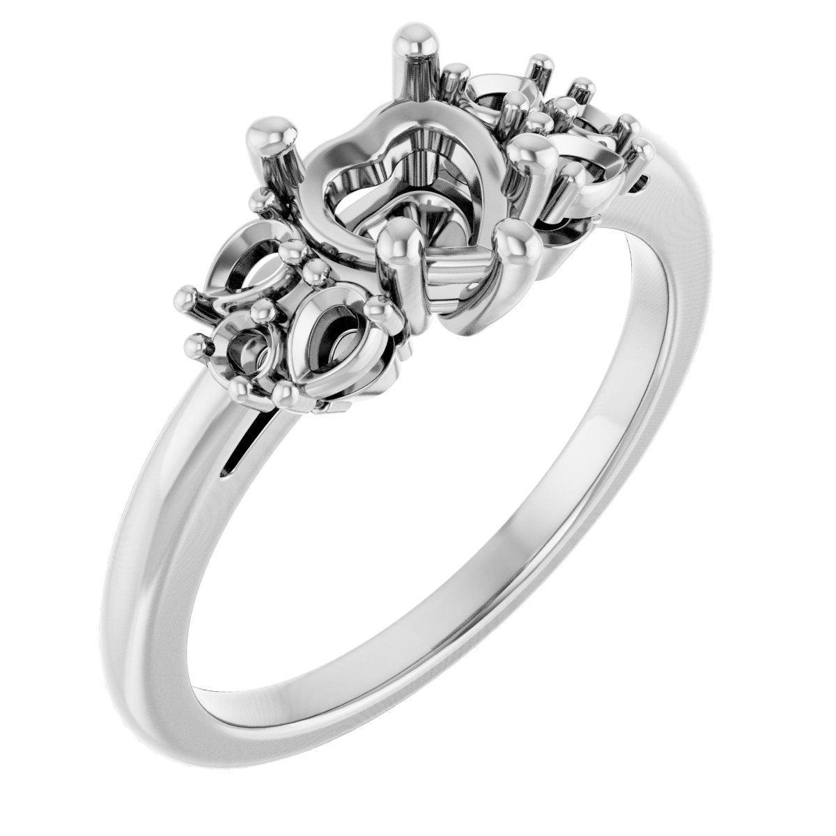 Accented Engagement Ring