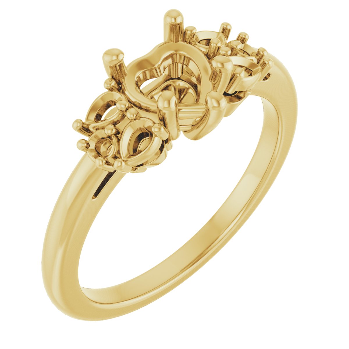 Accented Engagement Ring