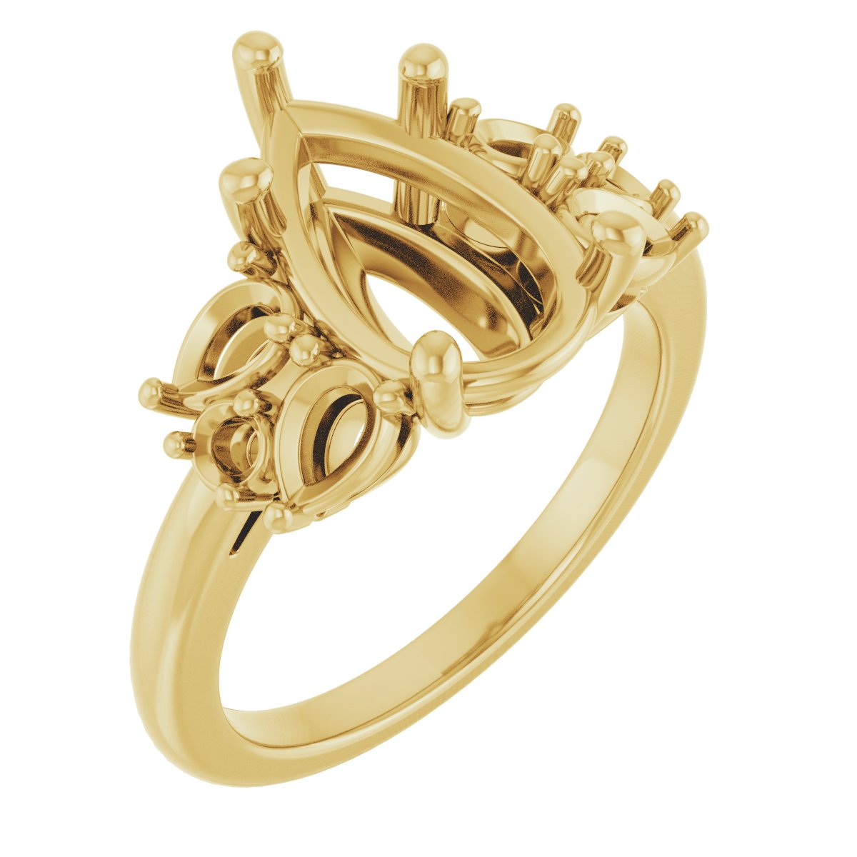 Accented Engagement Ring