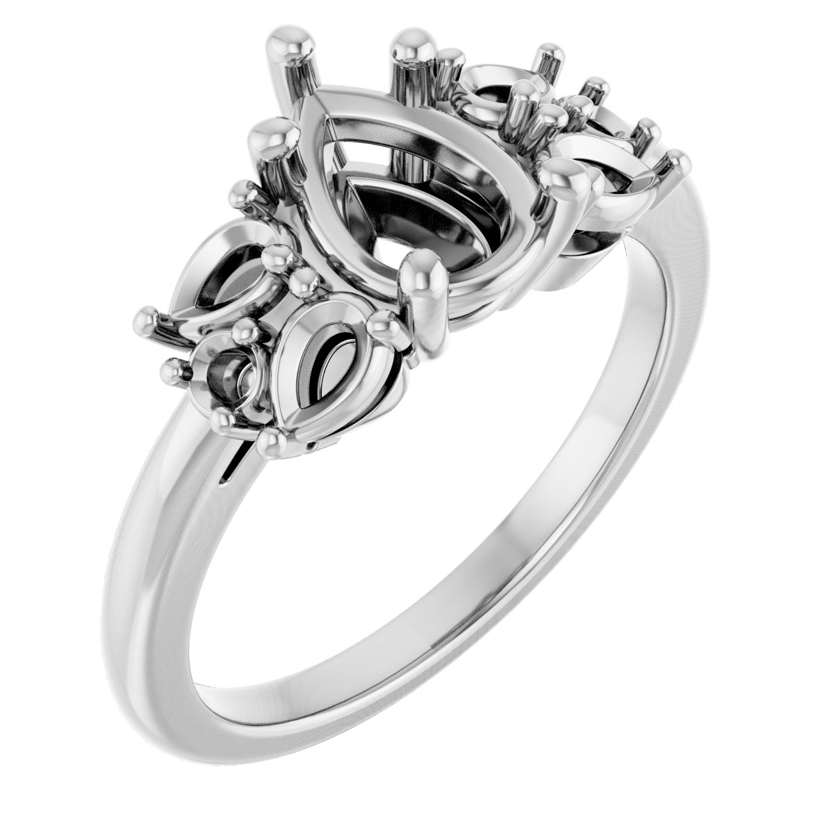 Accented Engagement Ring