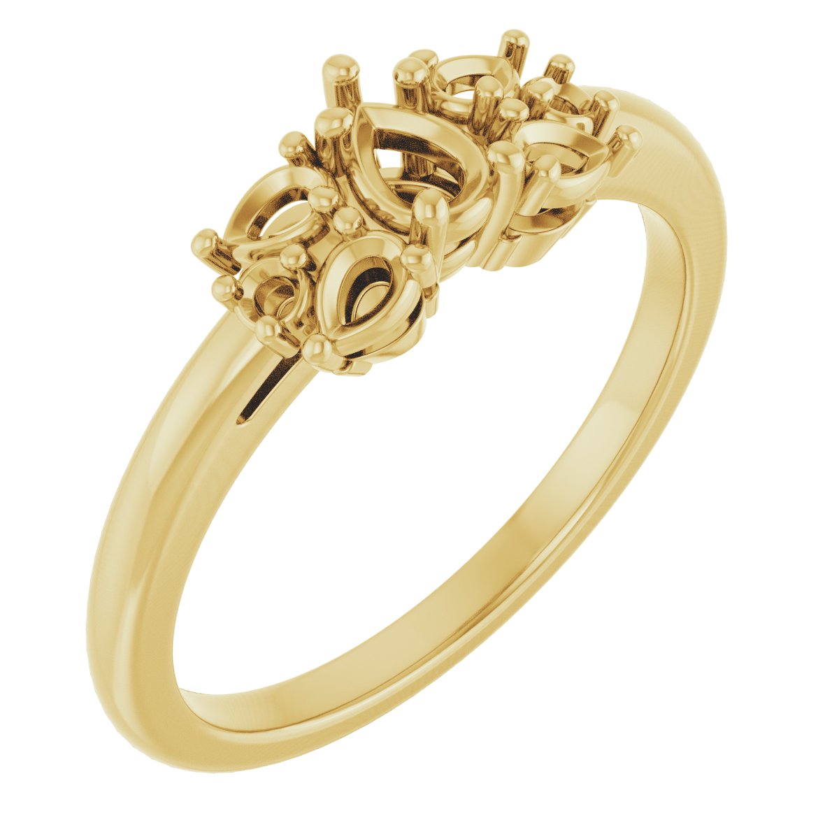 Accented Engagement Ring