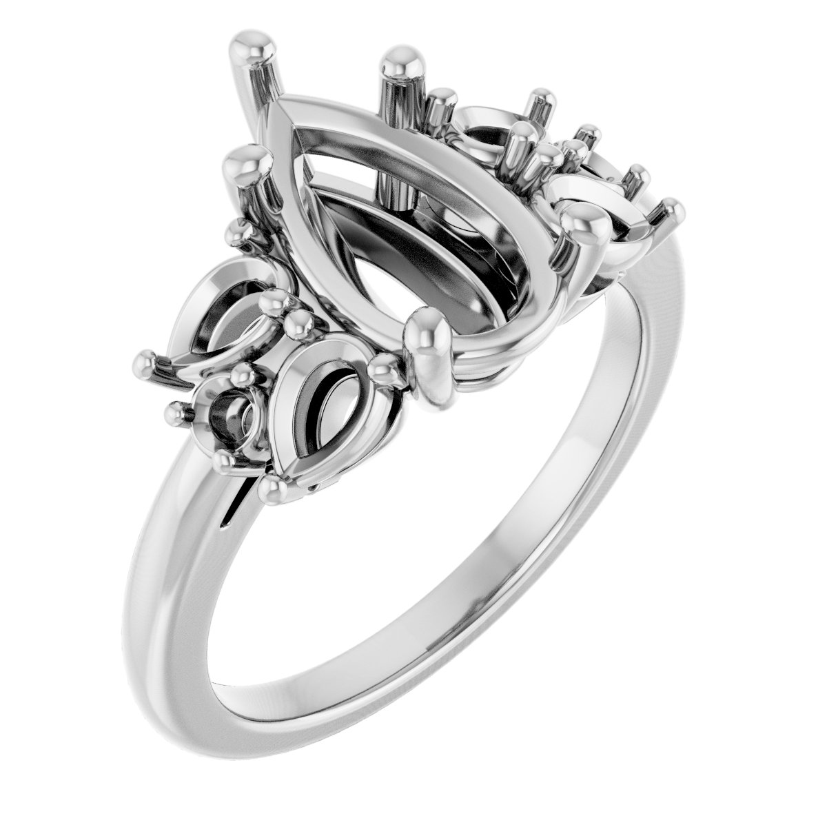 Accented Engagement Ring