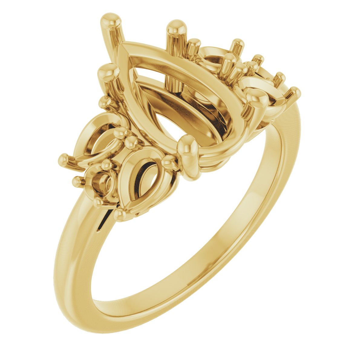 Accented Engagement Ring