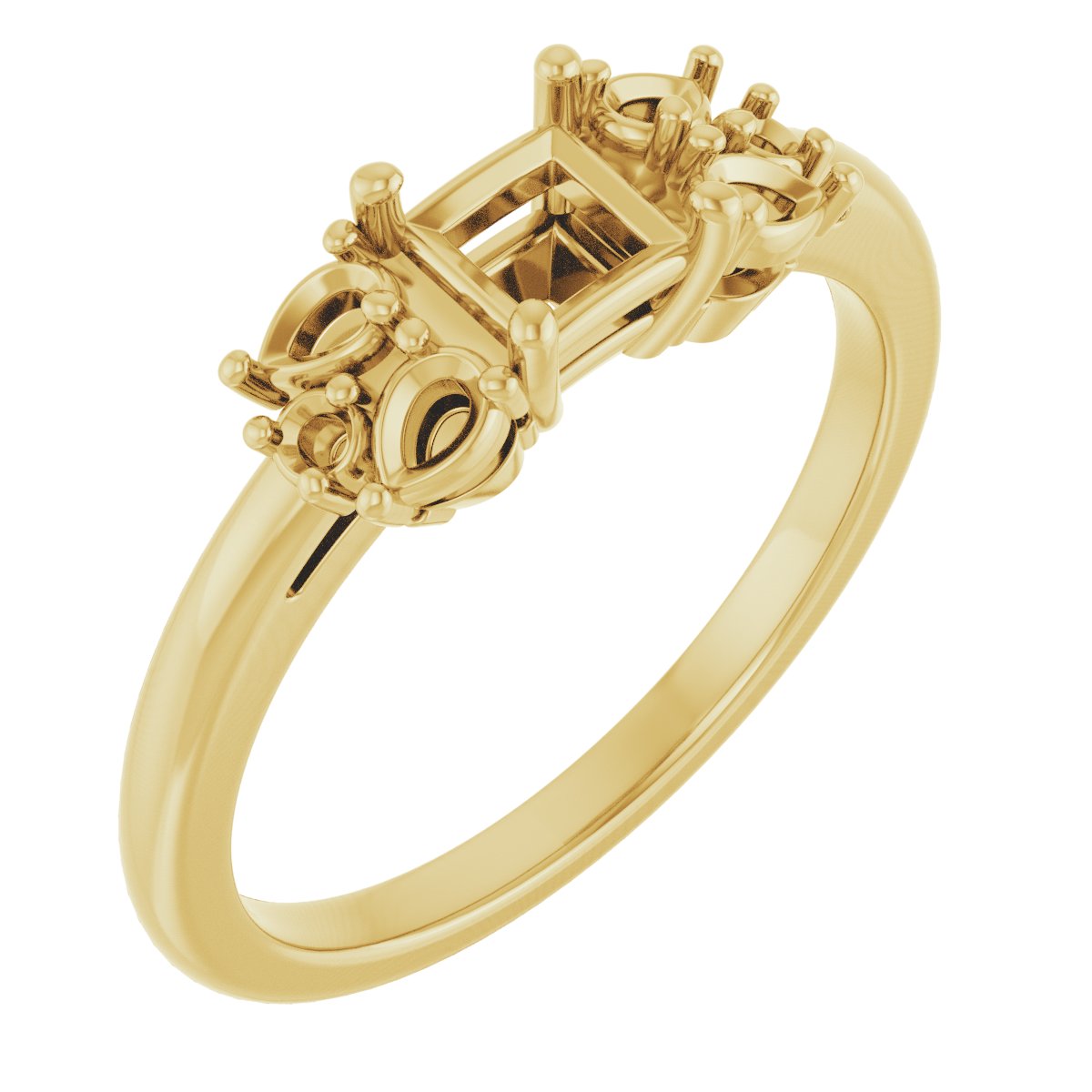 Accented Engagement Ring
