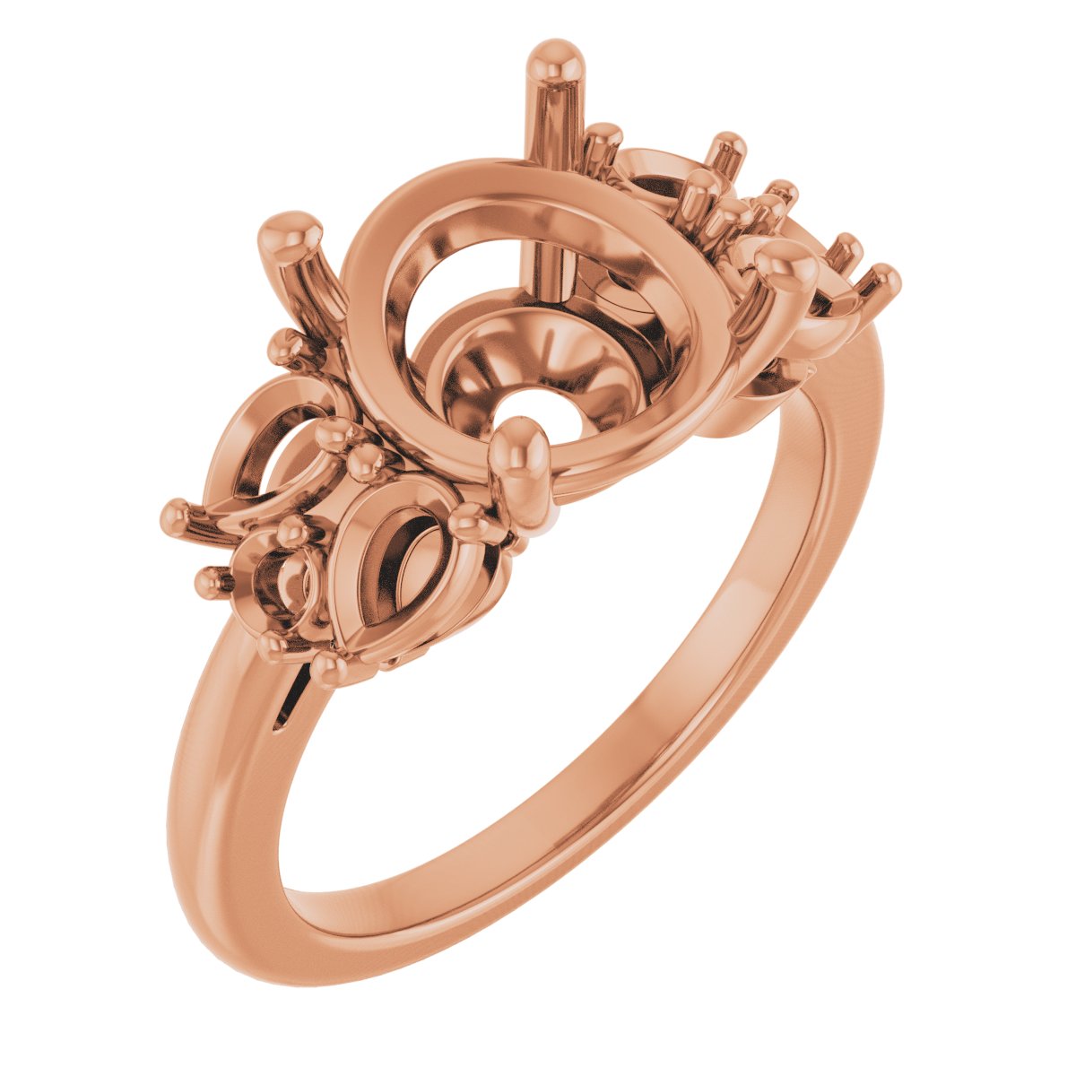 Accented Engagement Ring