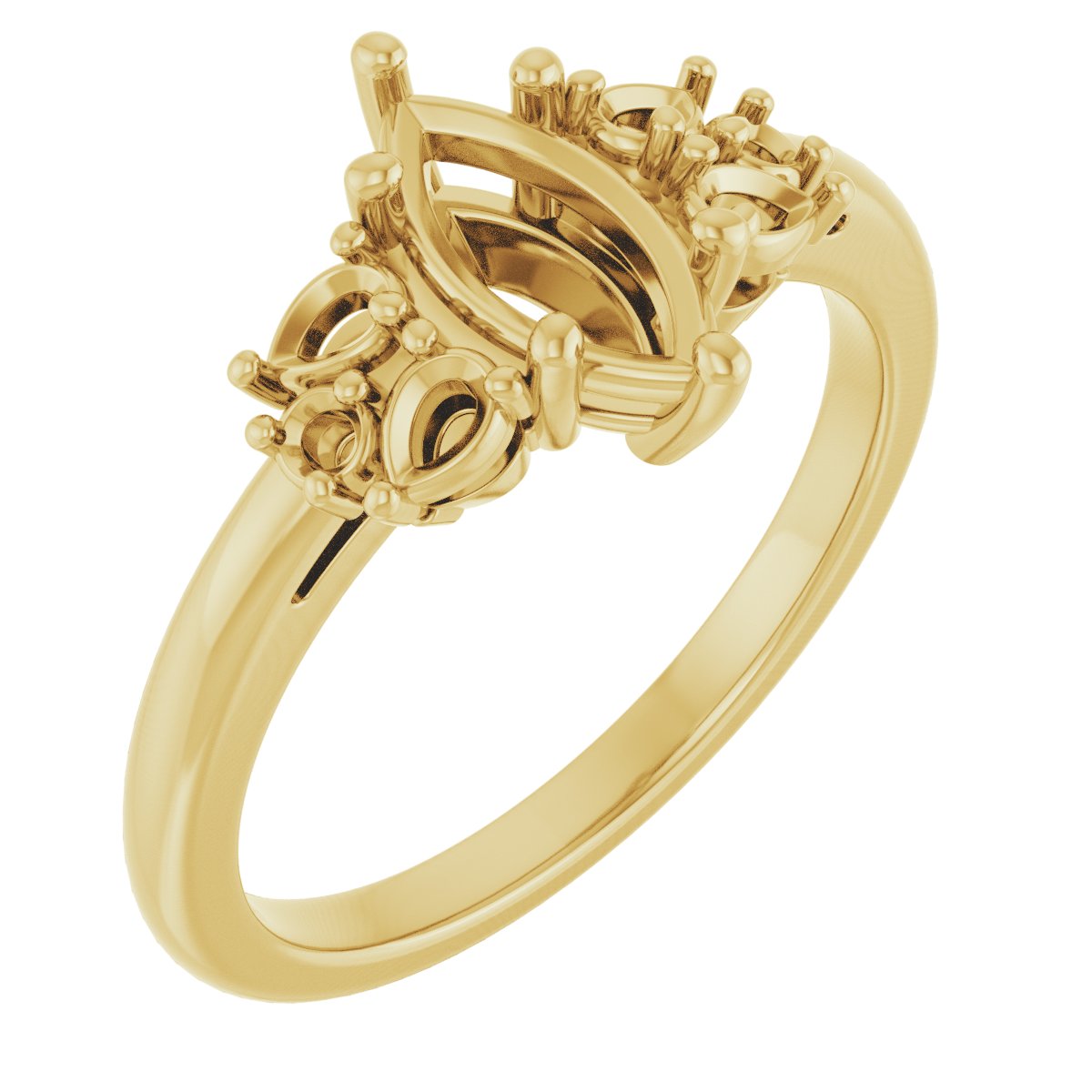 Accented Engagement Ring