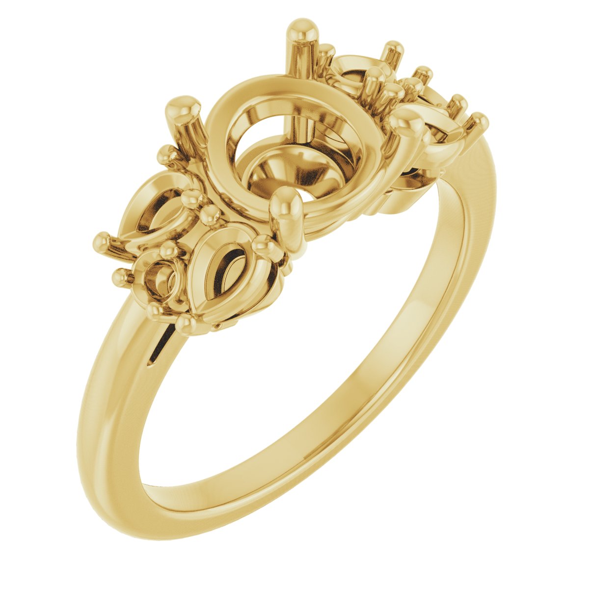 Accented Engagement Ring