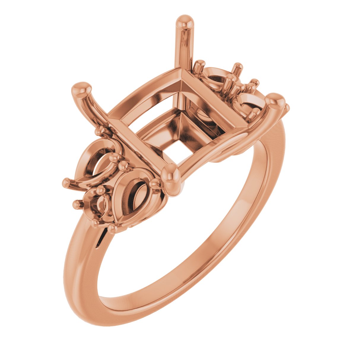 Accented Engagement Ring