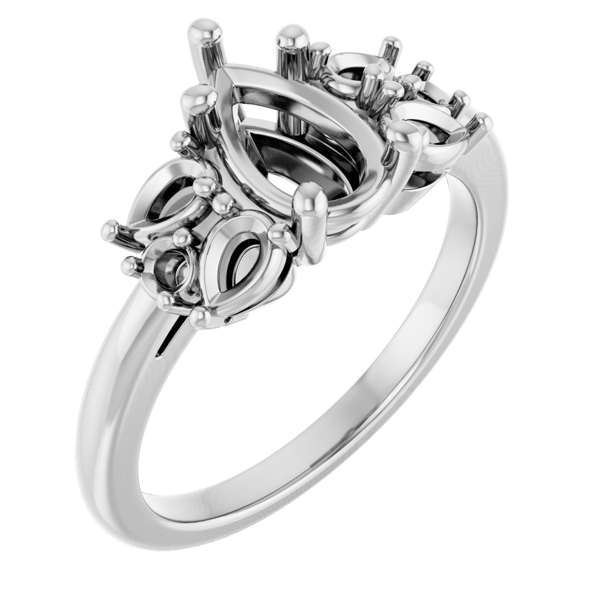 Accented Engagement Ring