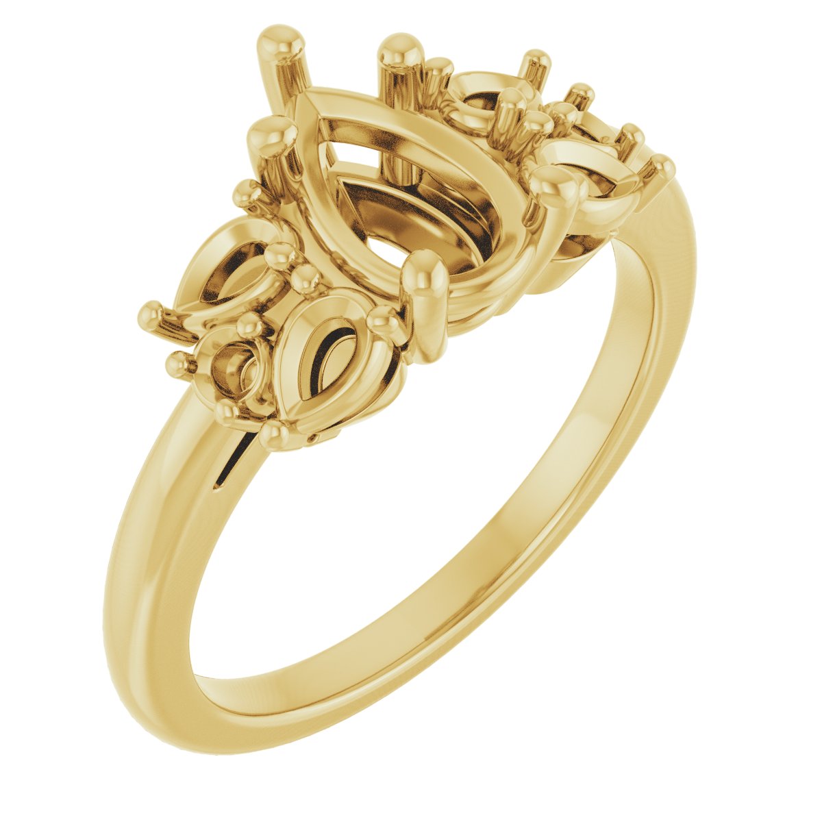 Accented Engagement Ring