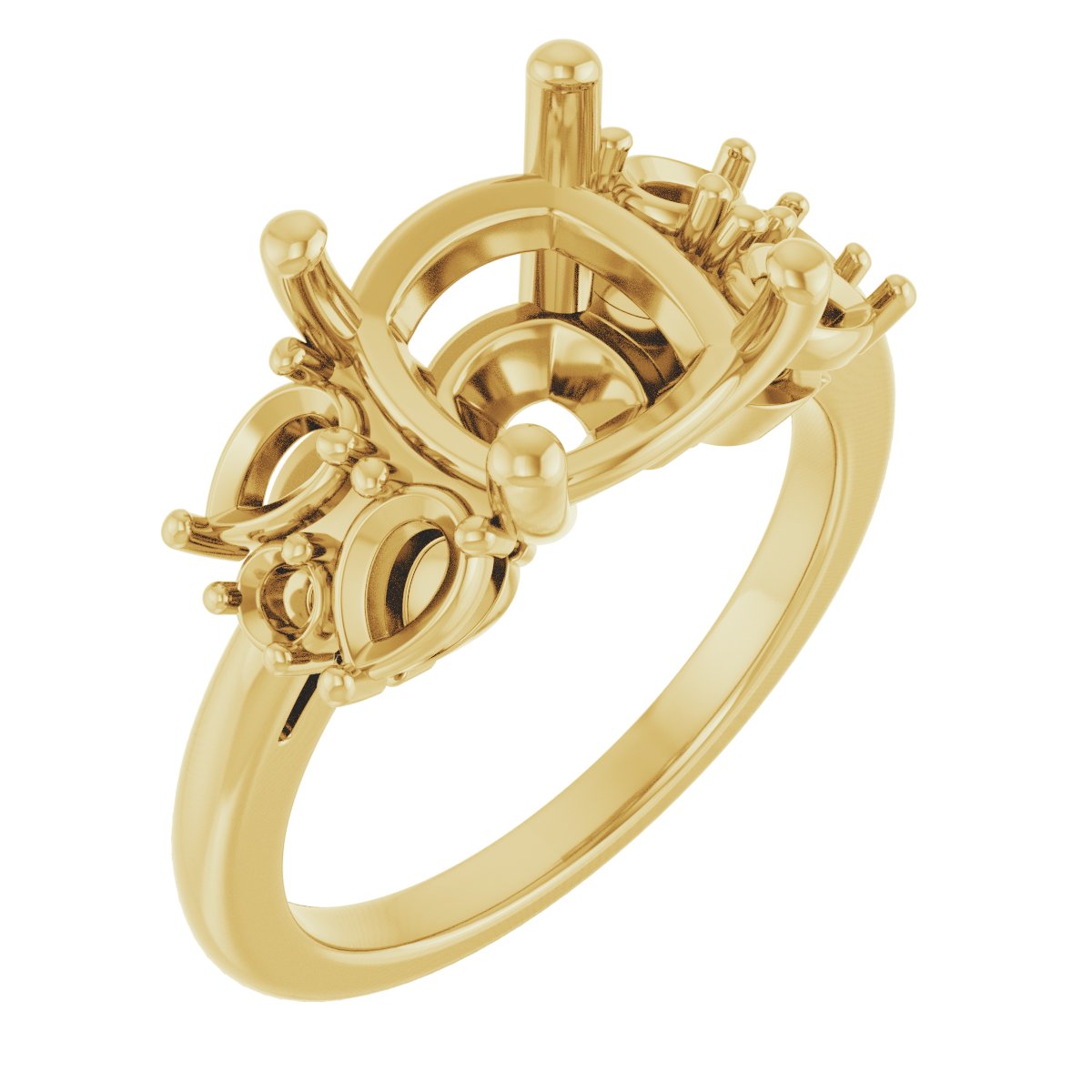 Accented Engagement Ring