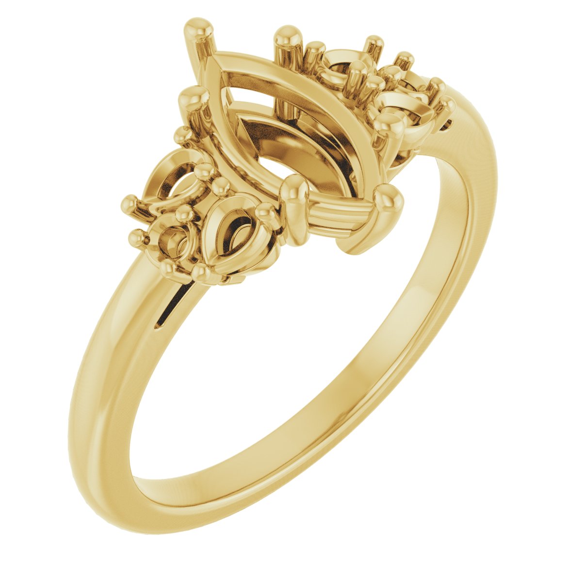 Accented Engagement Ring