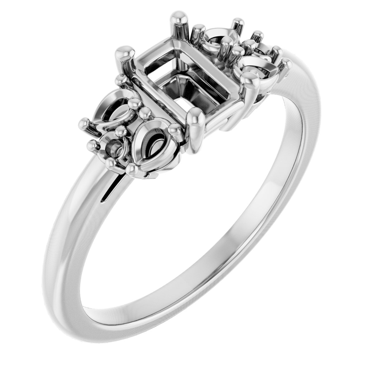 Accented Engagement Ring