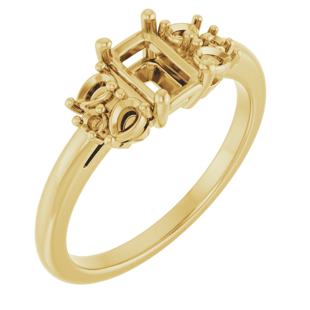 Accented Engagement Ring