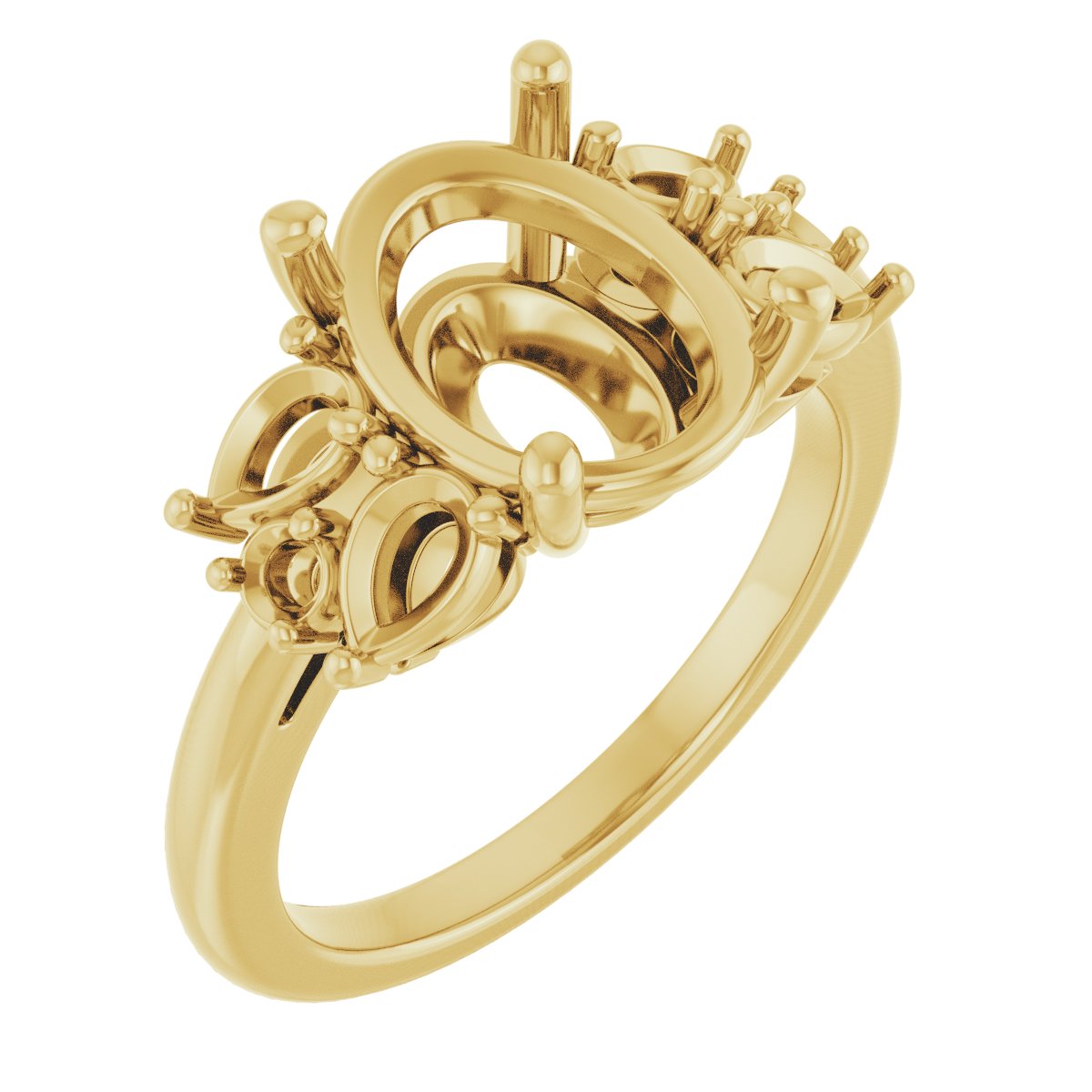 Accented Engagement Ring