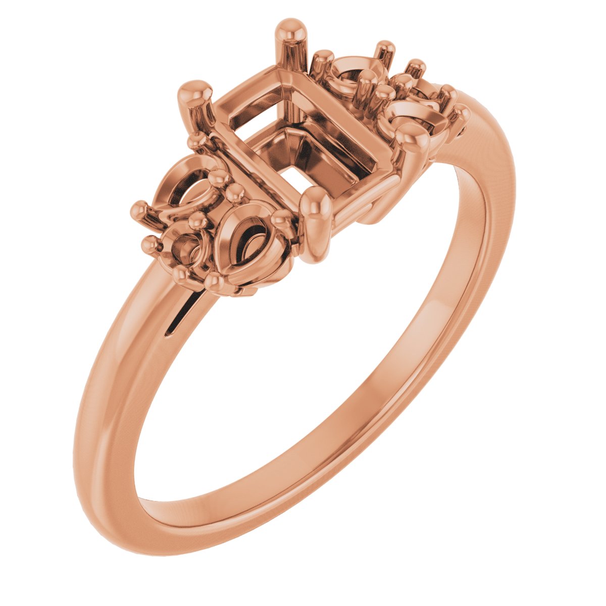 Accented Engagement Ring