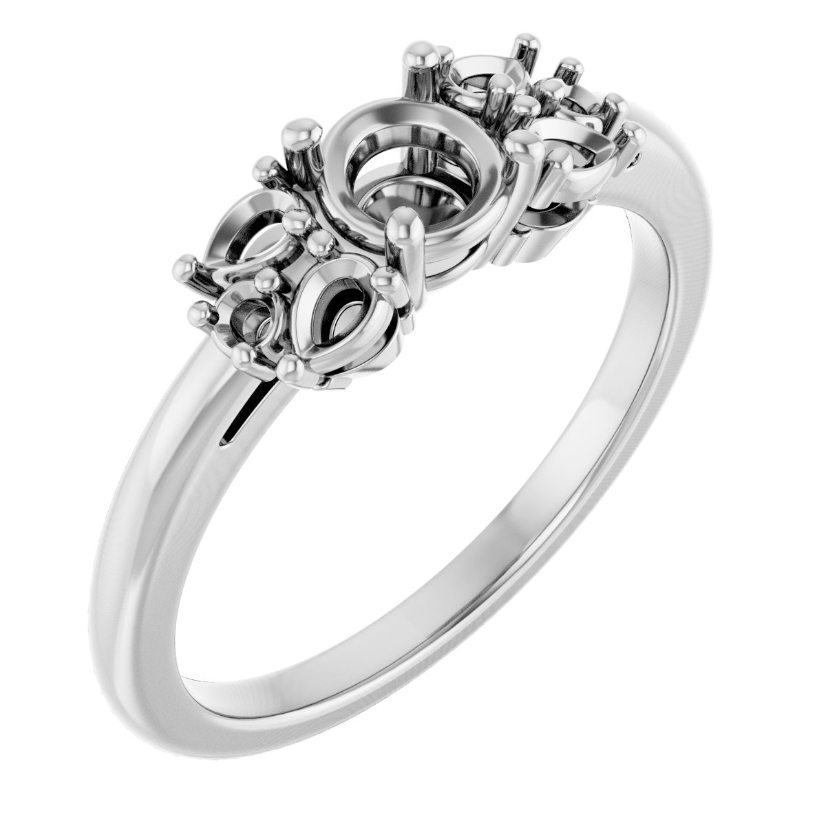 Accented Engagement Ring