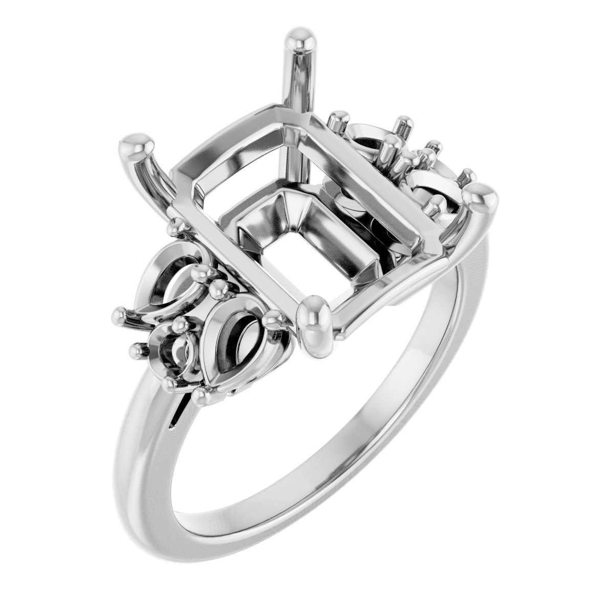 Accented Engagement Ring