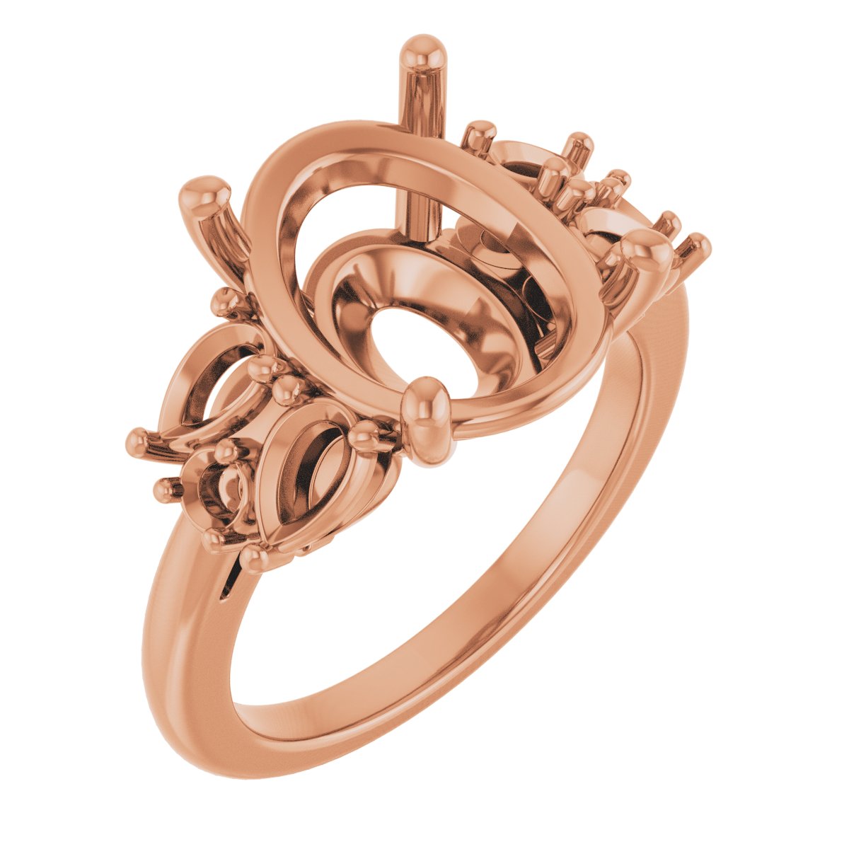 Accented Engagement Ring