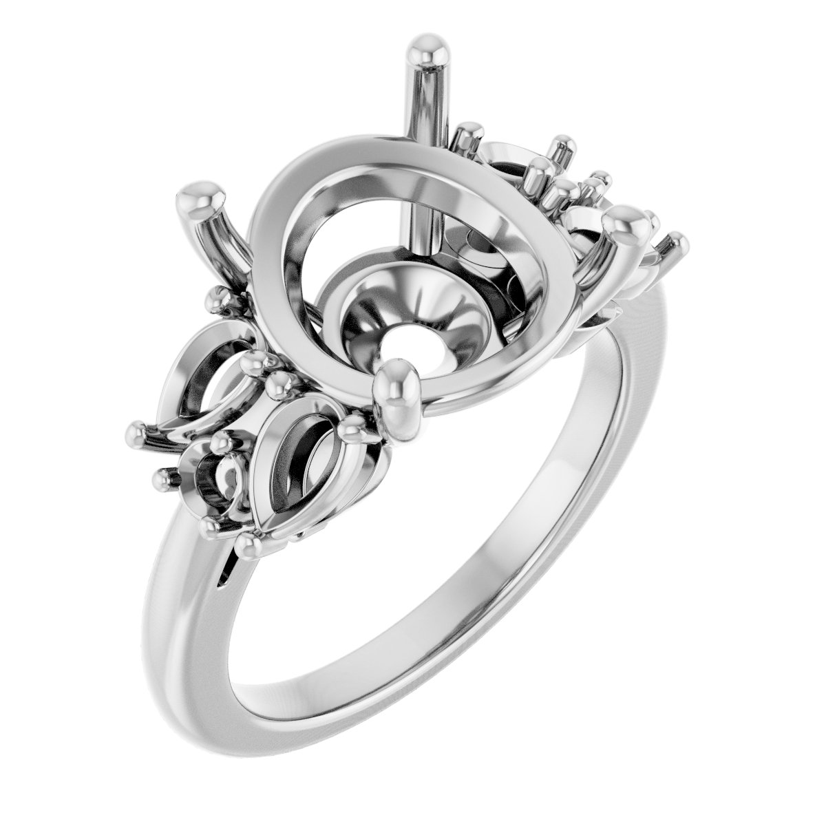 Accented Engagement Ring