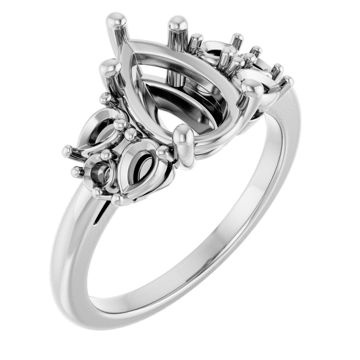 Accented Engagement Ring