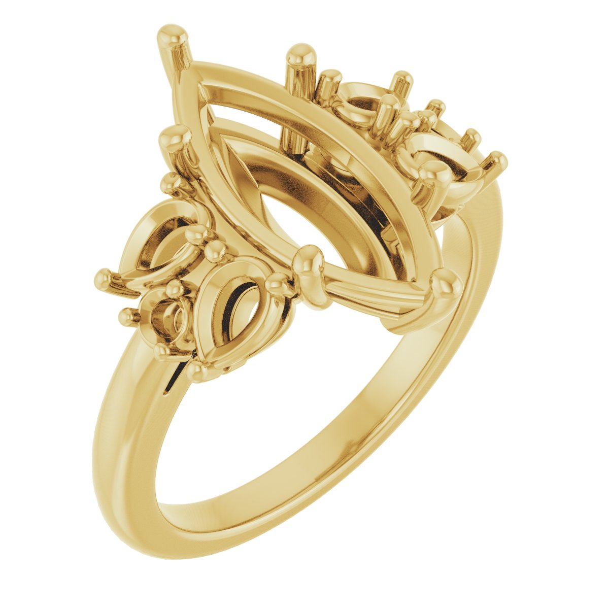Accented Engagement Ring