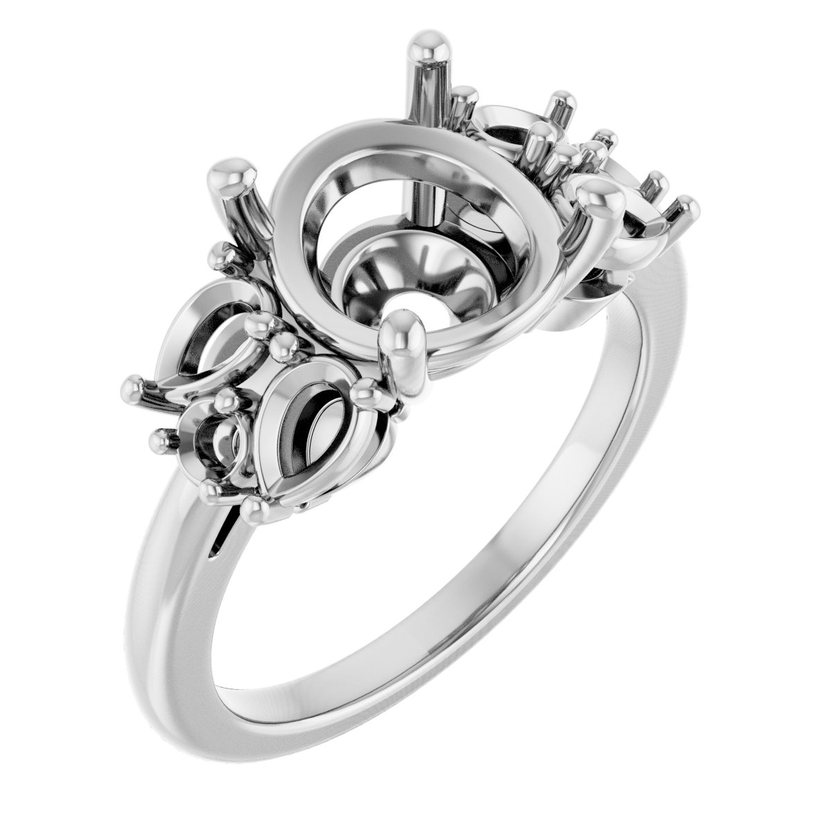 Accented Engagement Ring