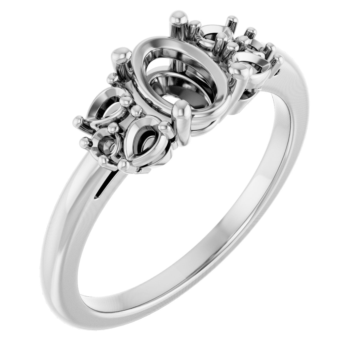 Accented Engagement Ring