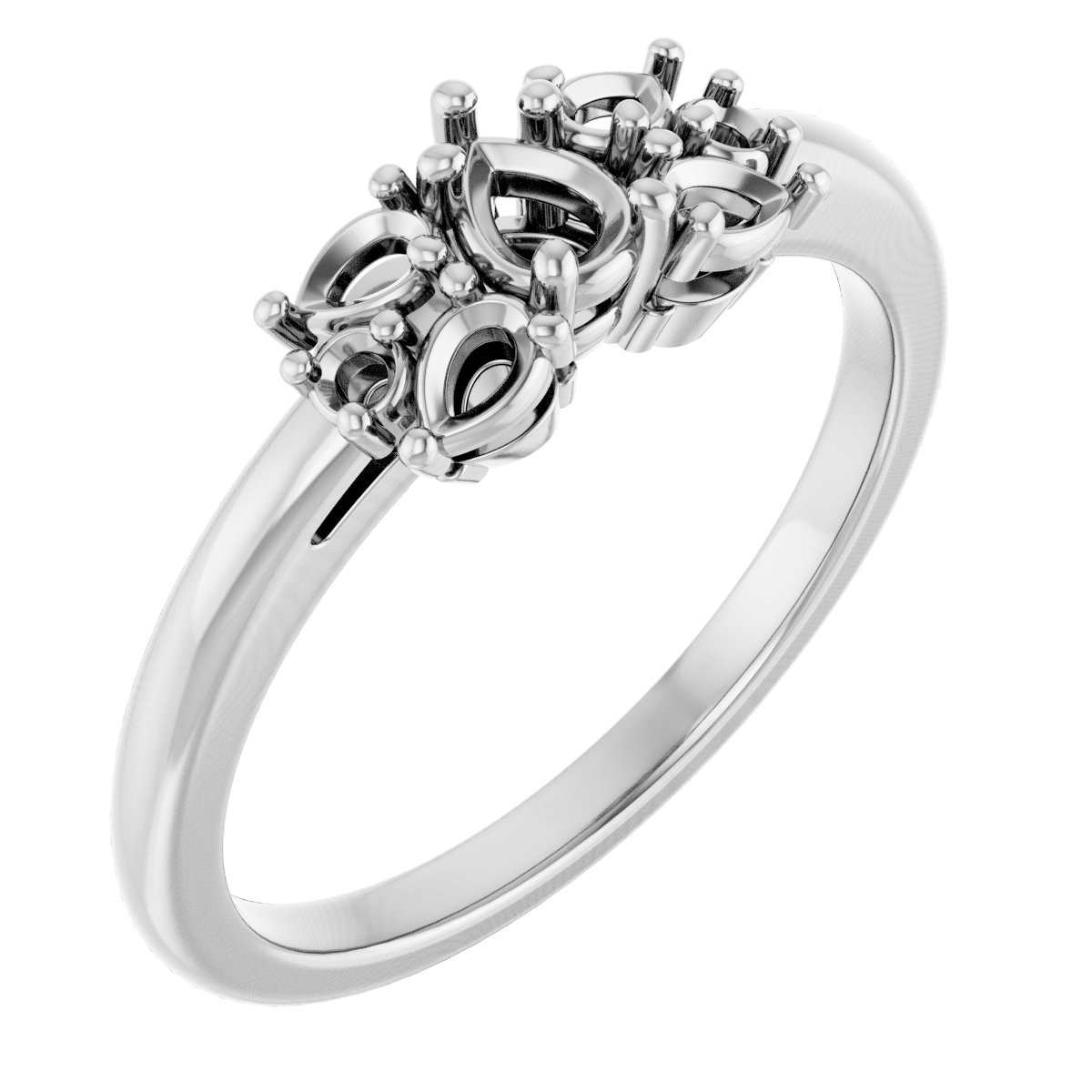 Accented Engagement Ring