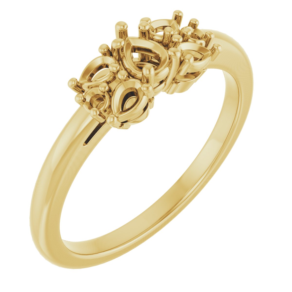 Accented Engagement Ring