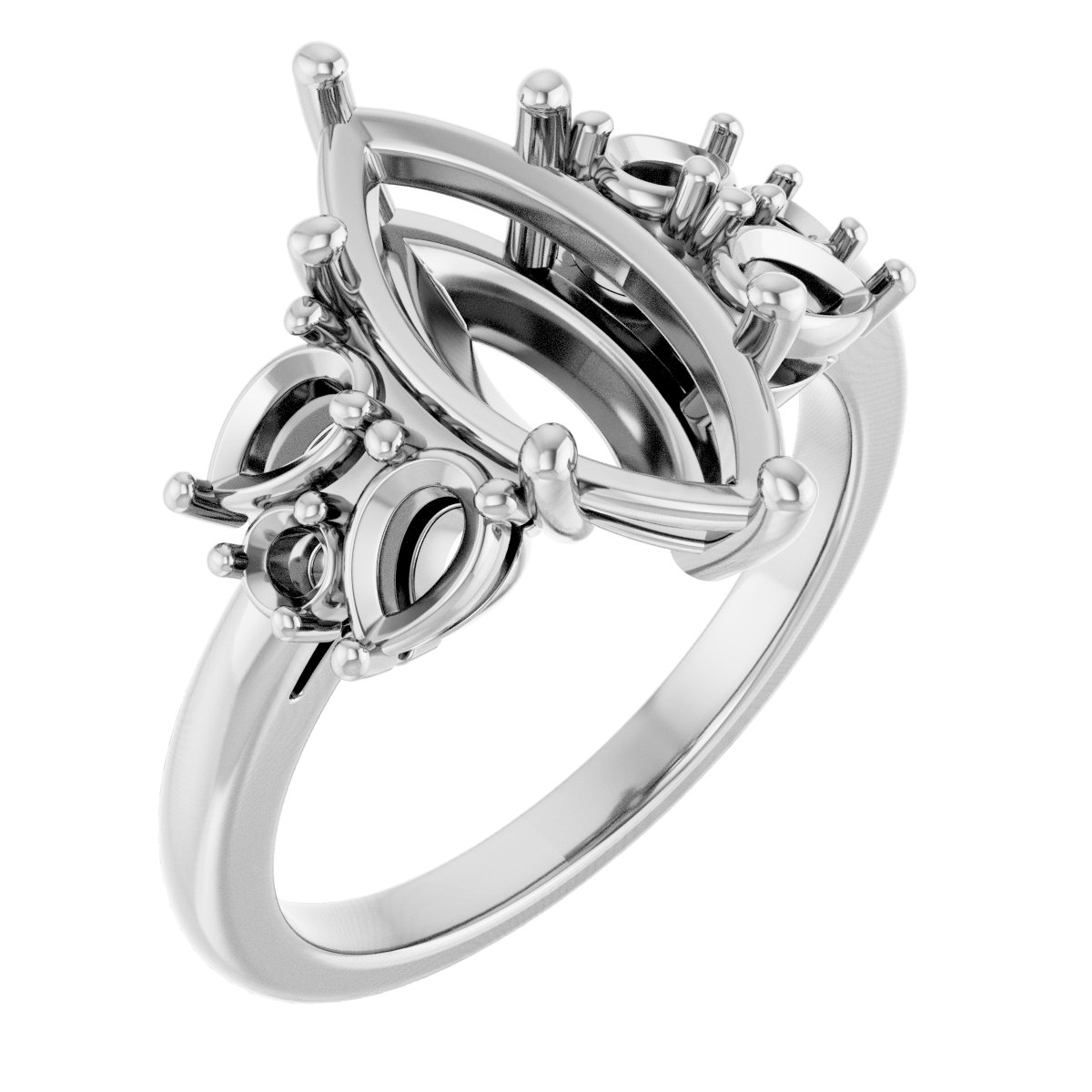 Accented Engagement Ring