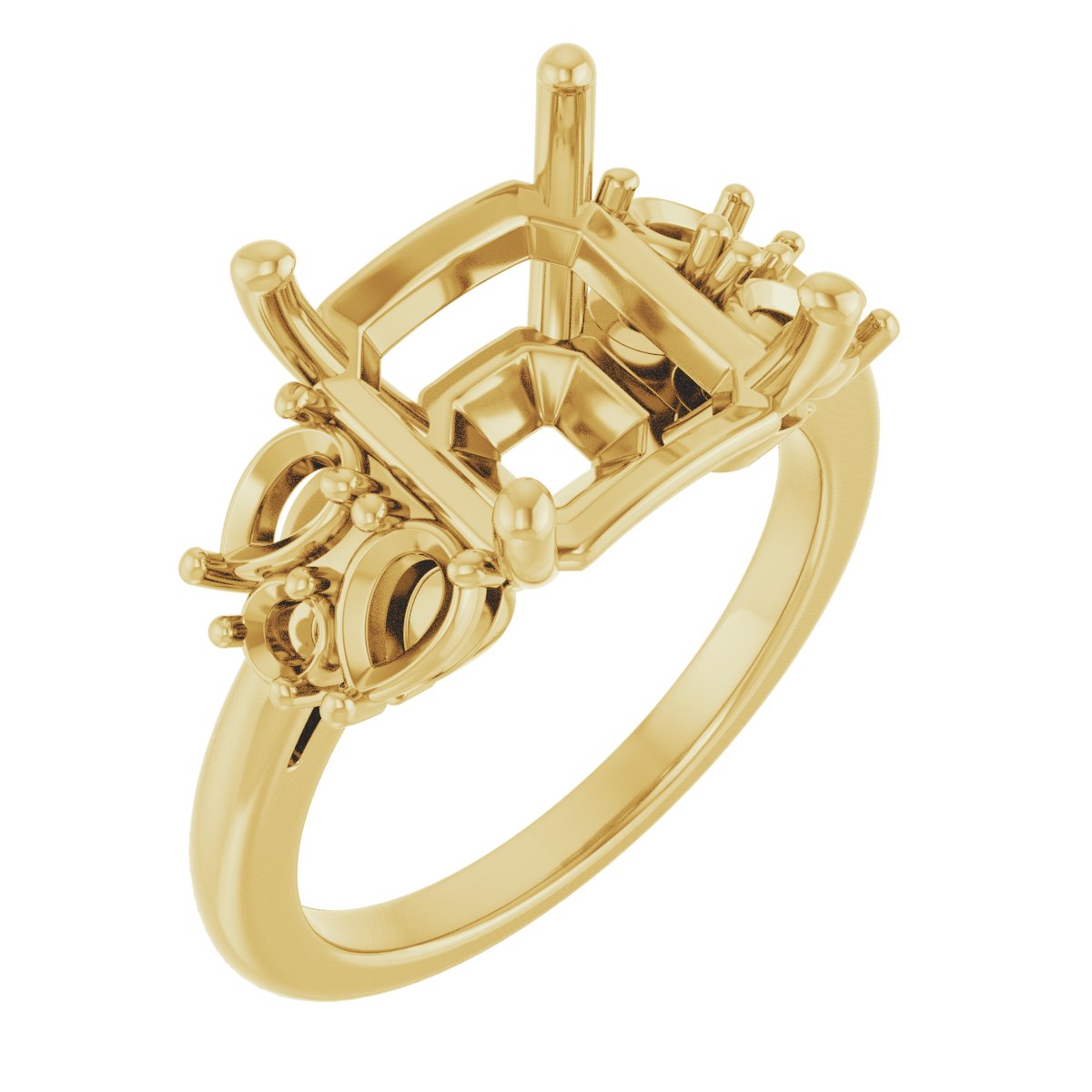 Accented Engagement Ring