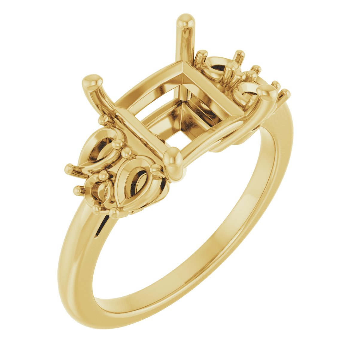 Accented Engagement Ring