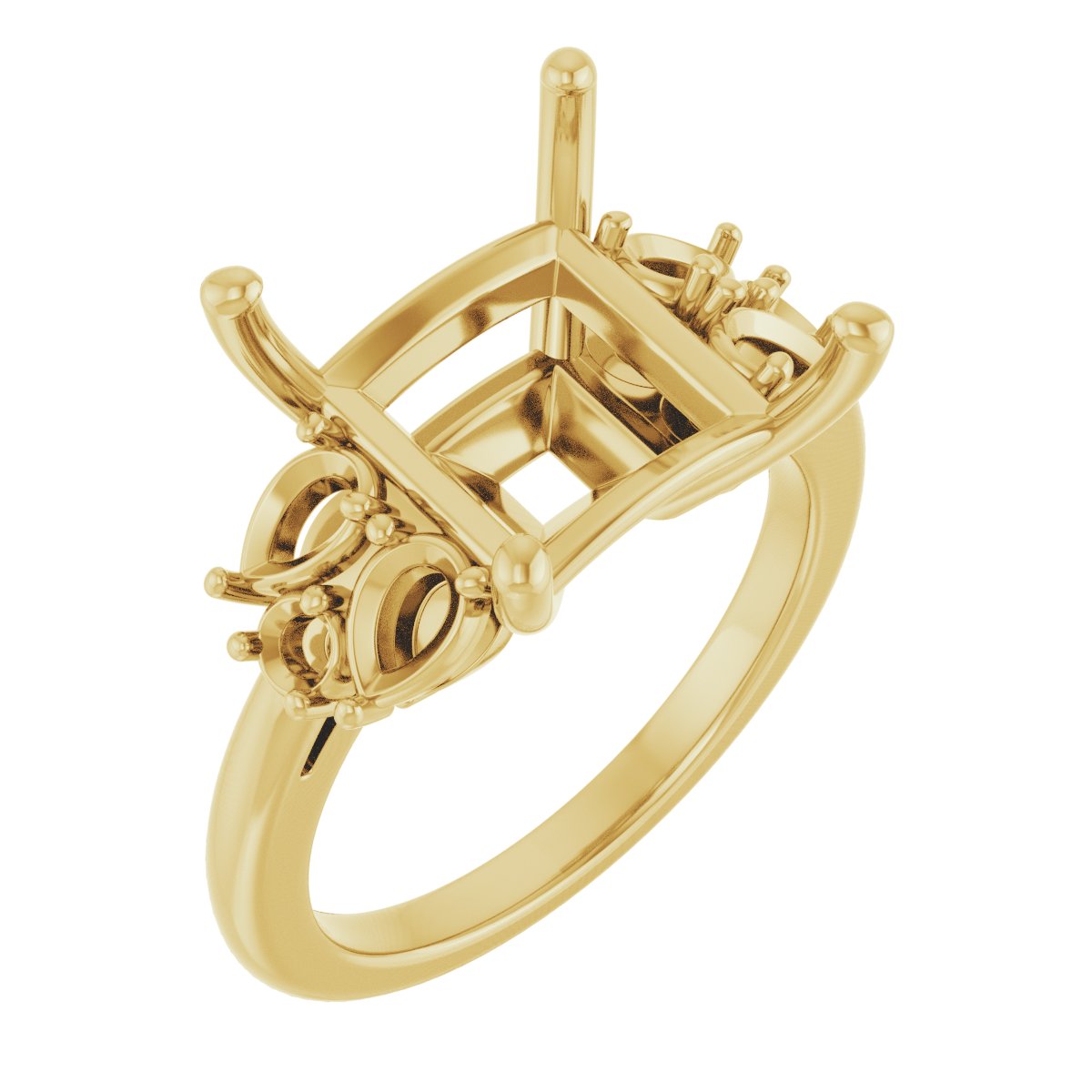 Accented Engagement Ring