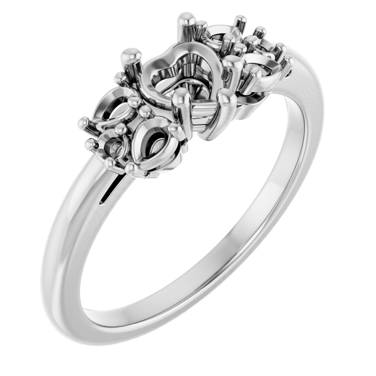 Accented Engagement Ring