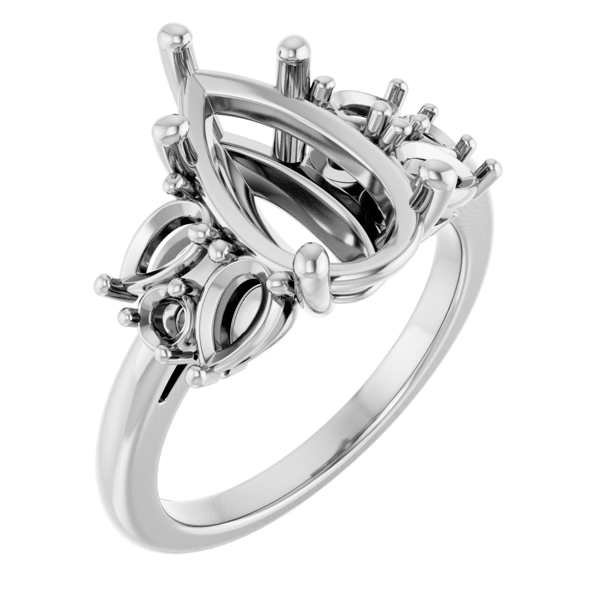Accented Engagement Ring