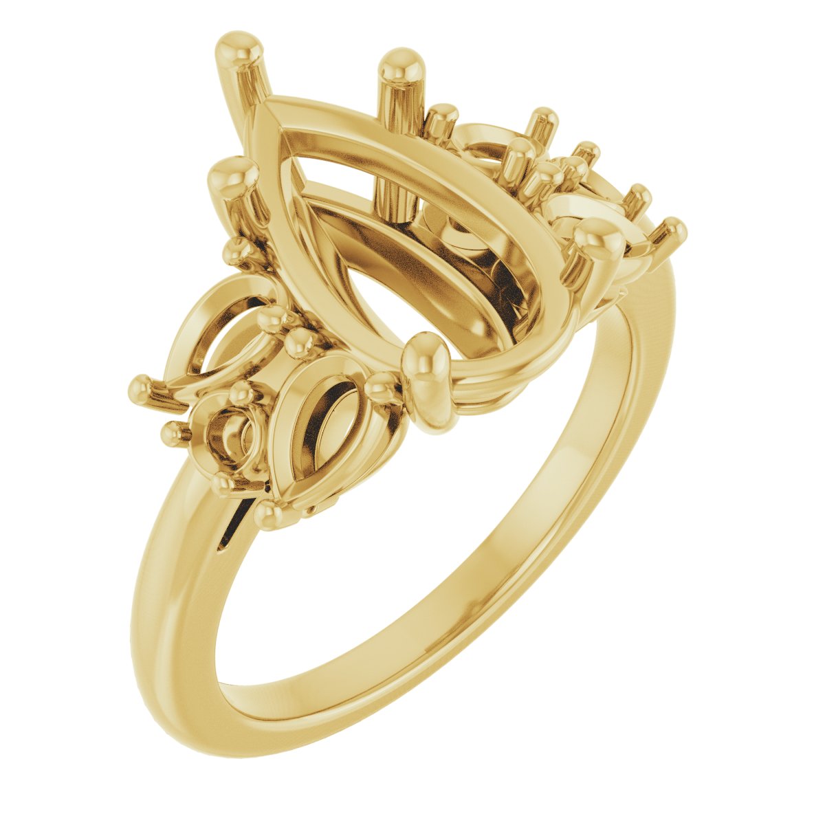 Accented Engagement Ring