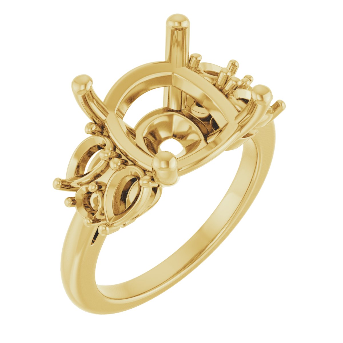 Accented Engagement Ring