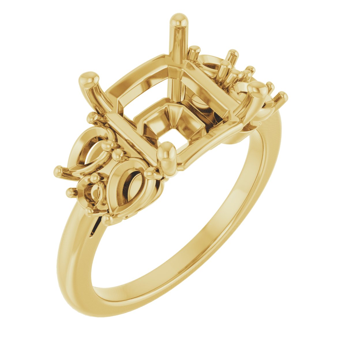 Accented Engagement Ring