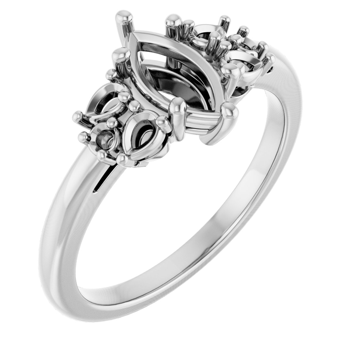Accented Engagement Ring