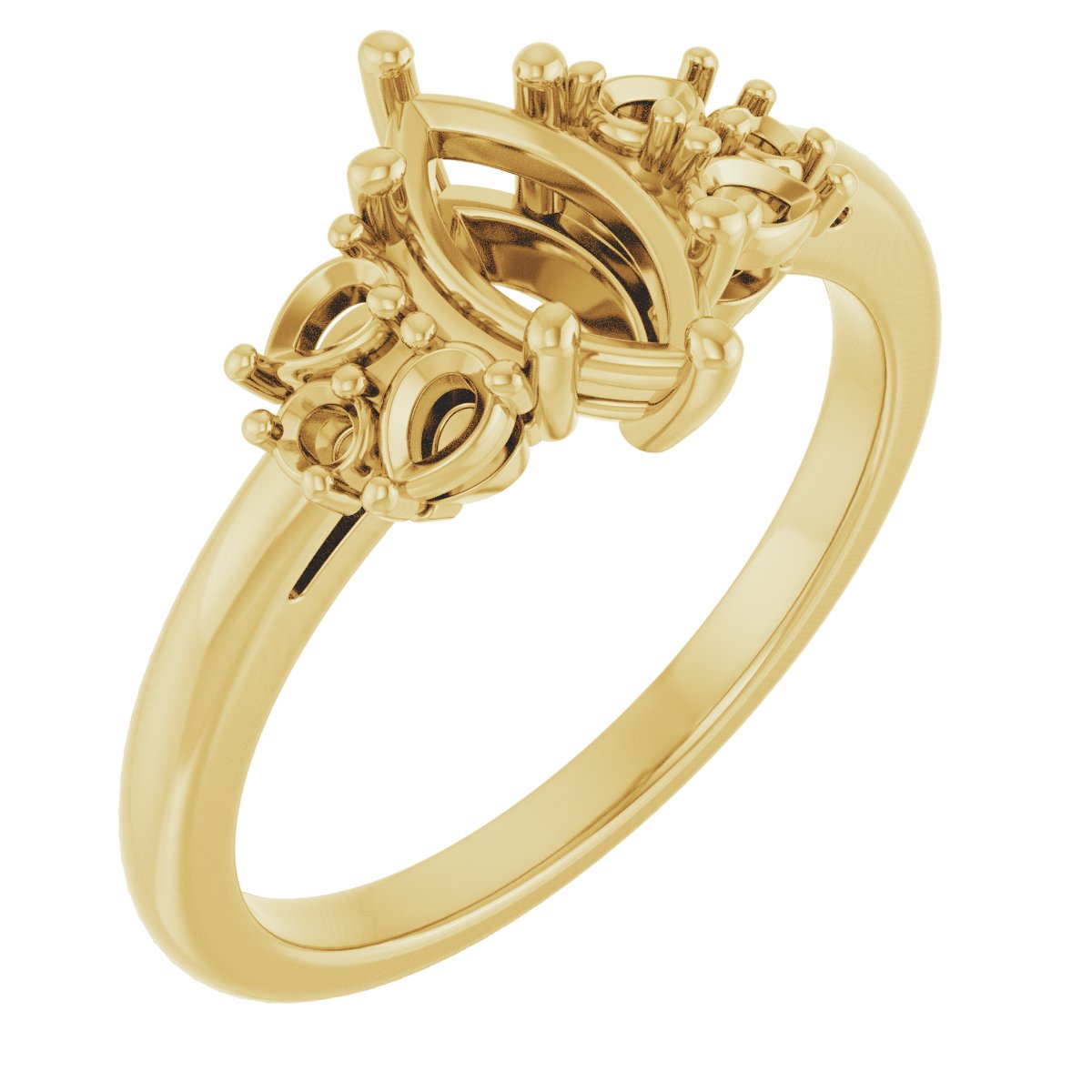 Accented Engagement Ring