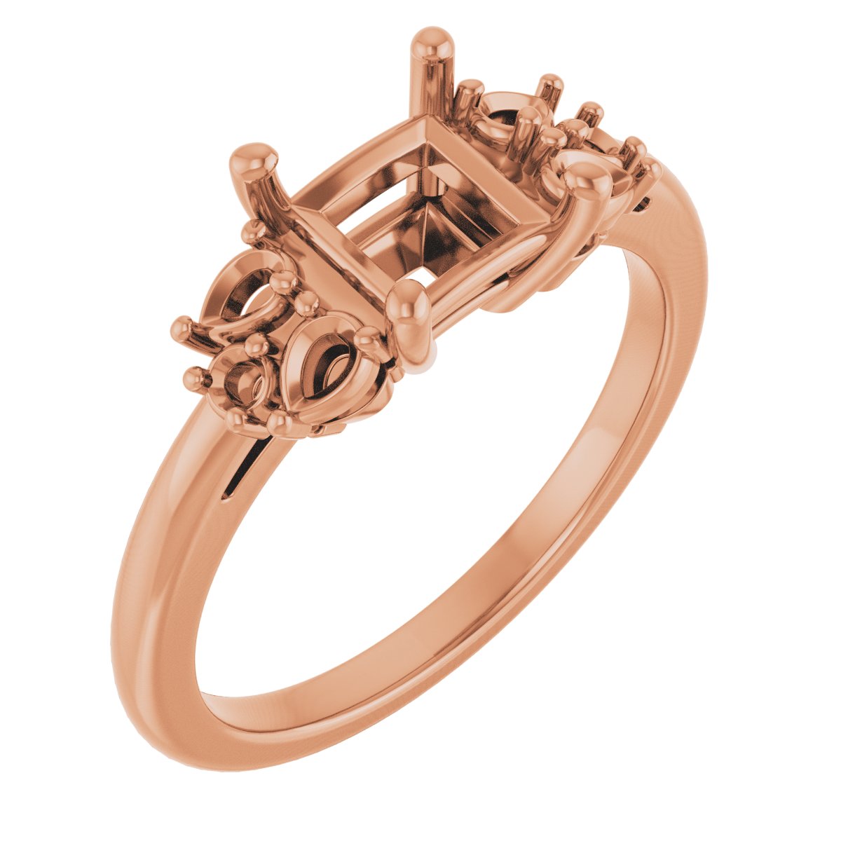 Accented Engagement Ring